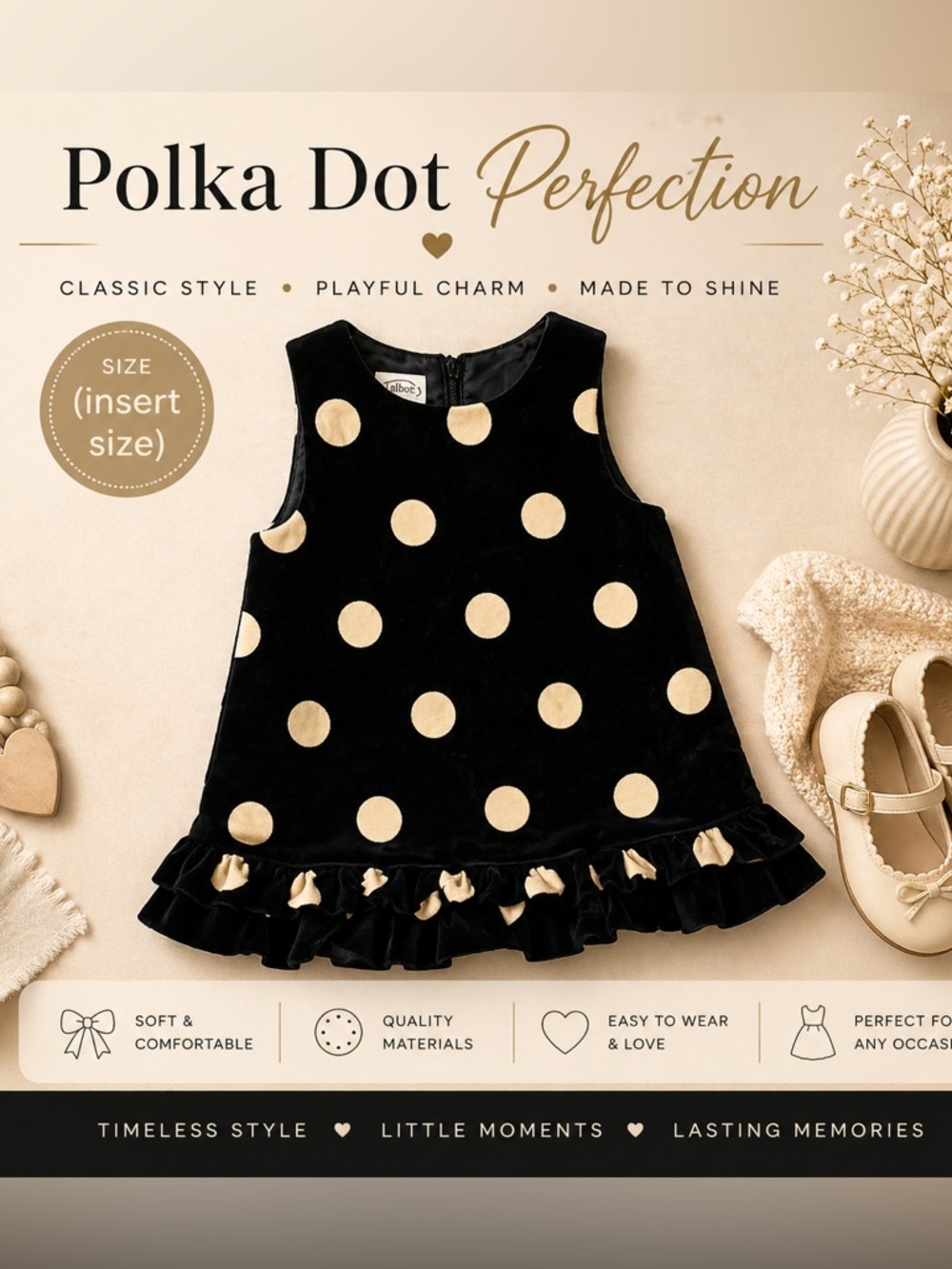 Talbots Polka Dot Dress